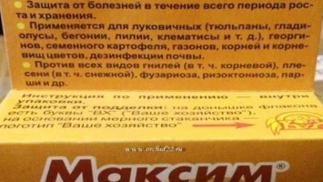 Инструкция по применению препарата Максим и отзывы дачников