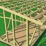 Как построить сарай с односкатной крышей