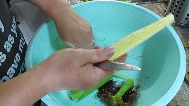 После варки кукуруза жесткая