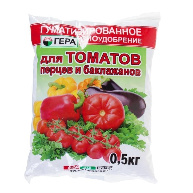 Удобрение гера для томатов и перцев гуматизированное