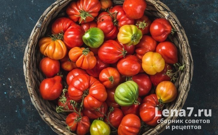 Хранение недозревших томатов