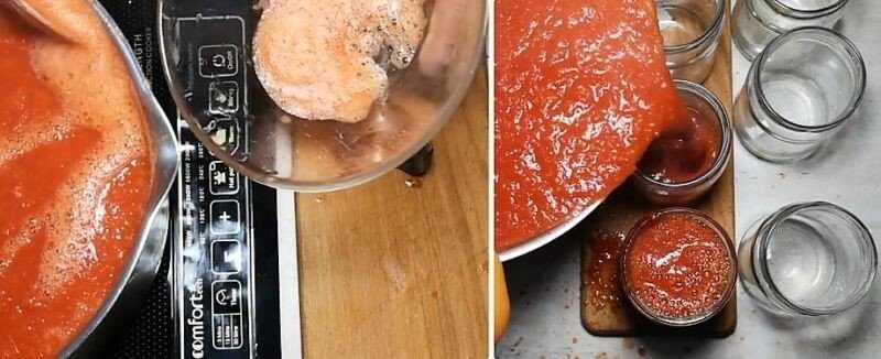 Приправа для борща на зиму из помидор и сладкого перца