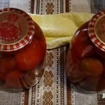 Как приготовить маринованные сливы с помидорами