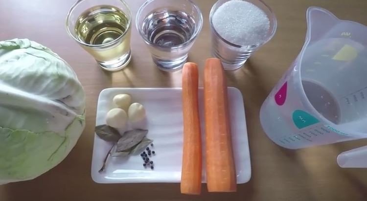 Ингредиенты для корейской моркови